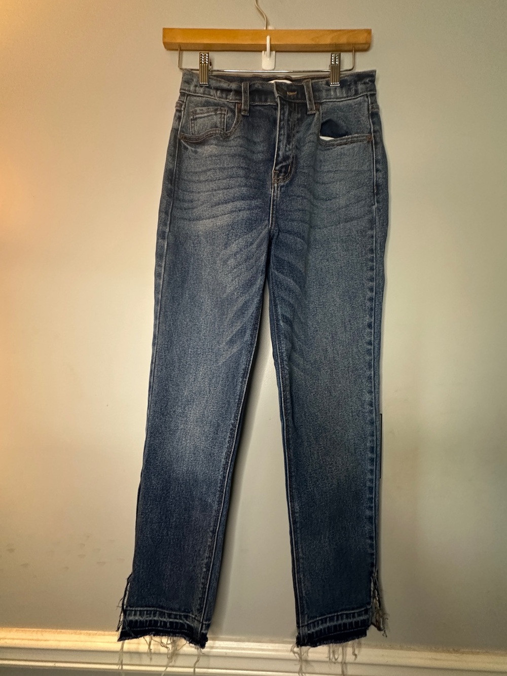 Cello Women's Slim Straight Blue Jeans